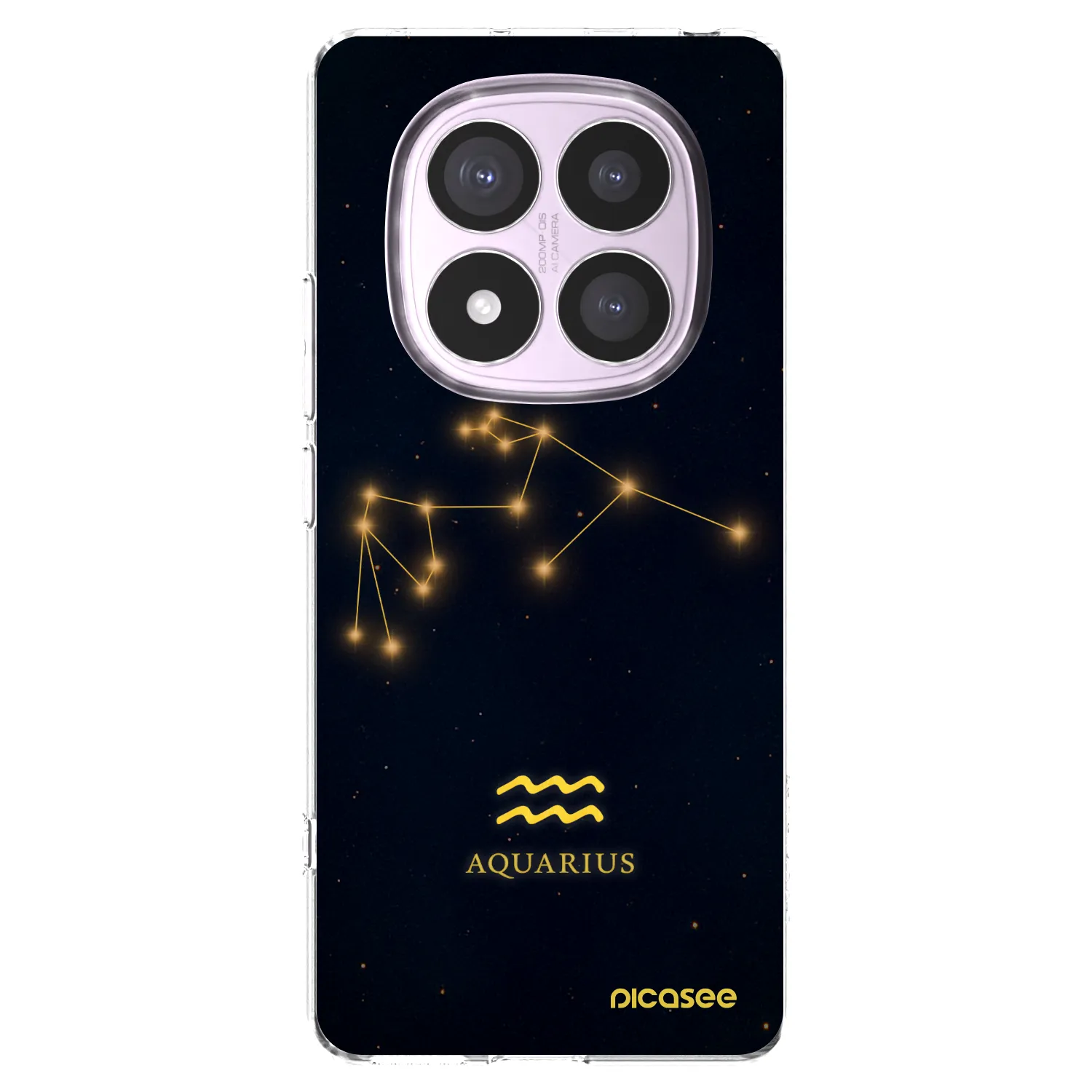 Silikónový prehľadný obal pre Xiaomi Redmi Note 14 Pro 5G - AQUARIUS