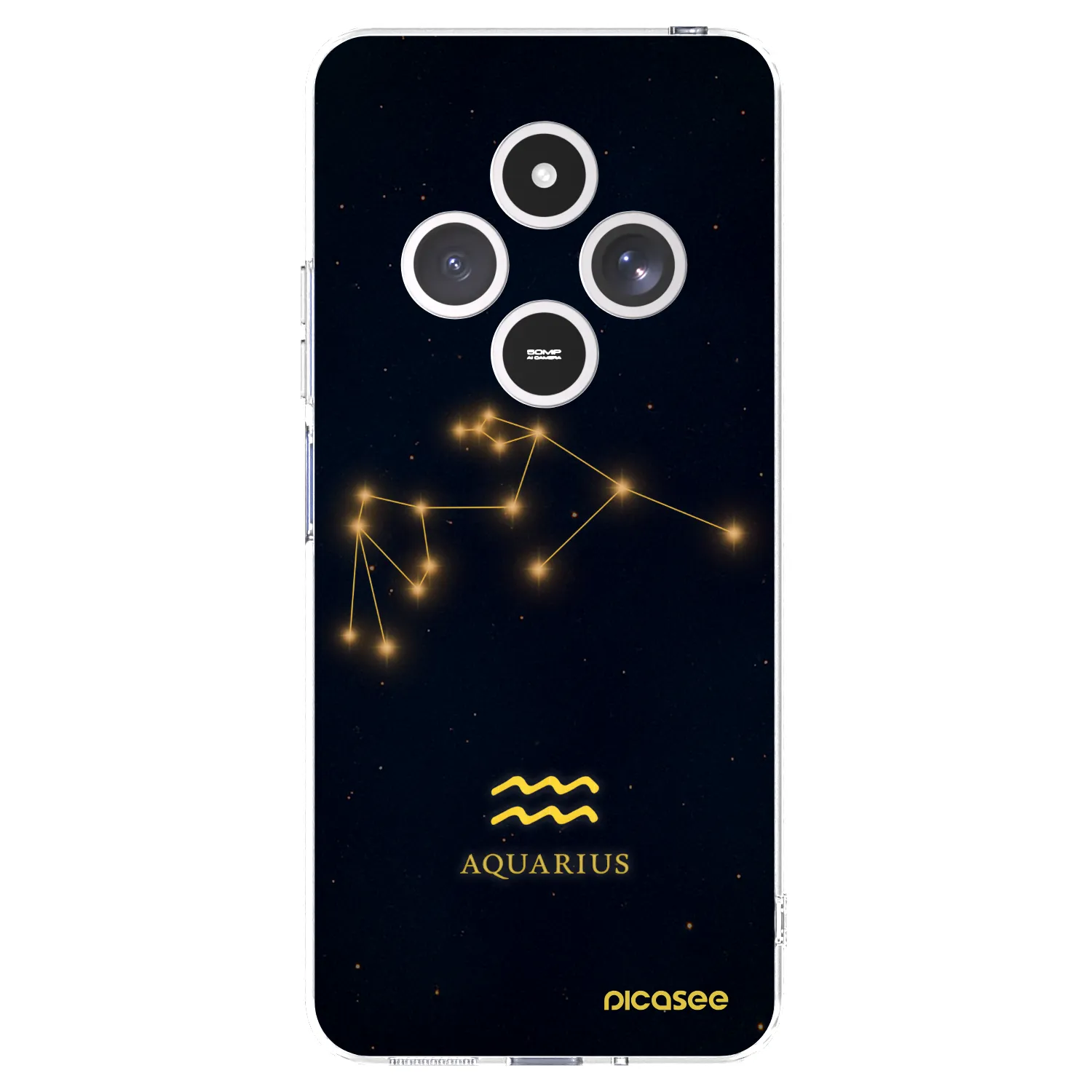 Picasee silikónový prehľadný obal pre Xiaomi Redmi 14C - AQUARIUS