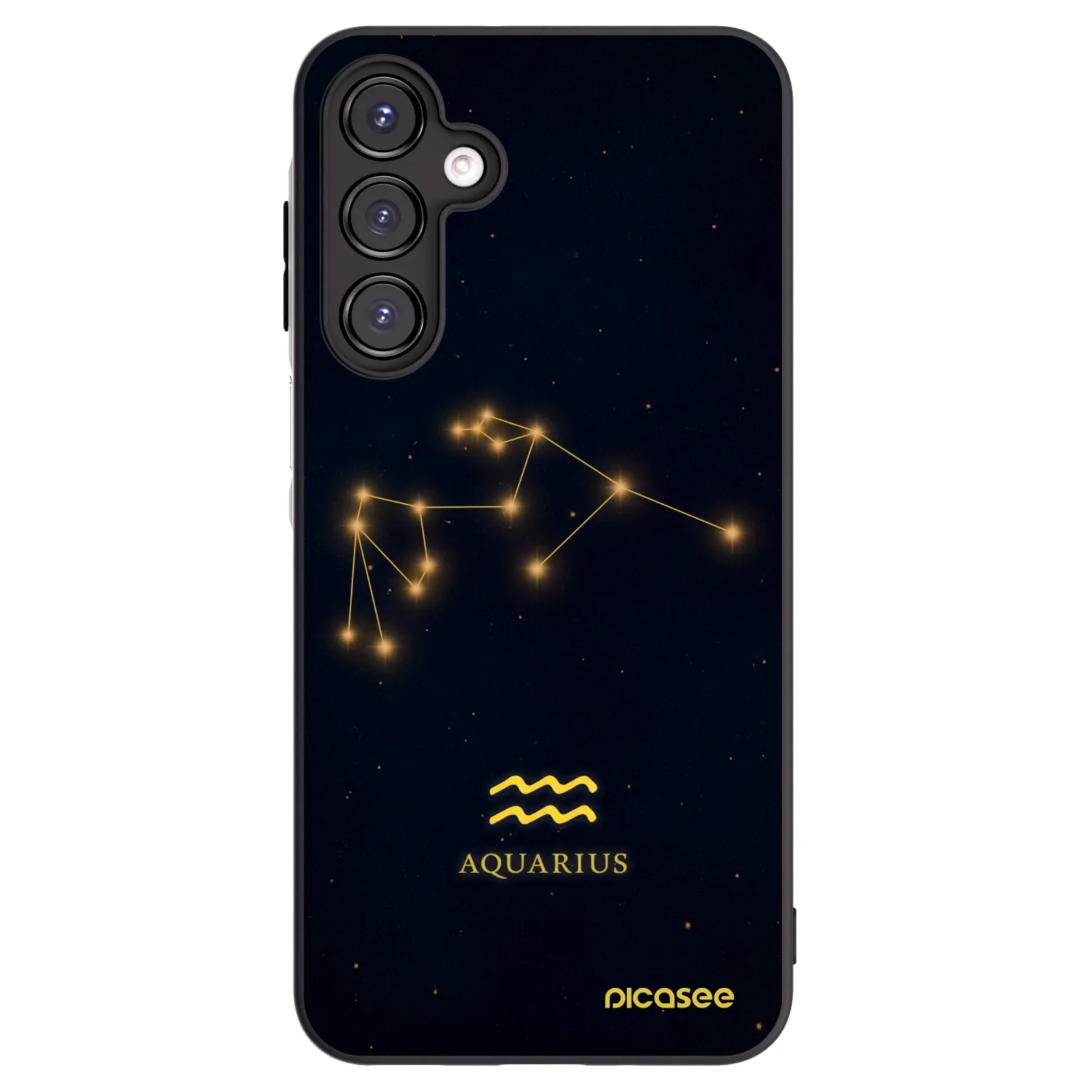 Picasee silikónový čierny obal pre Samsung Galaxy A16 5G - AQUARIUS