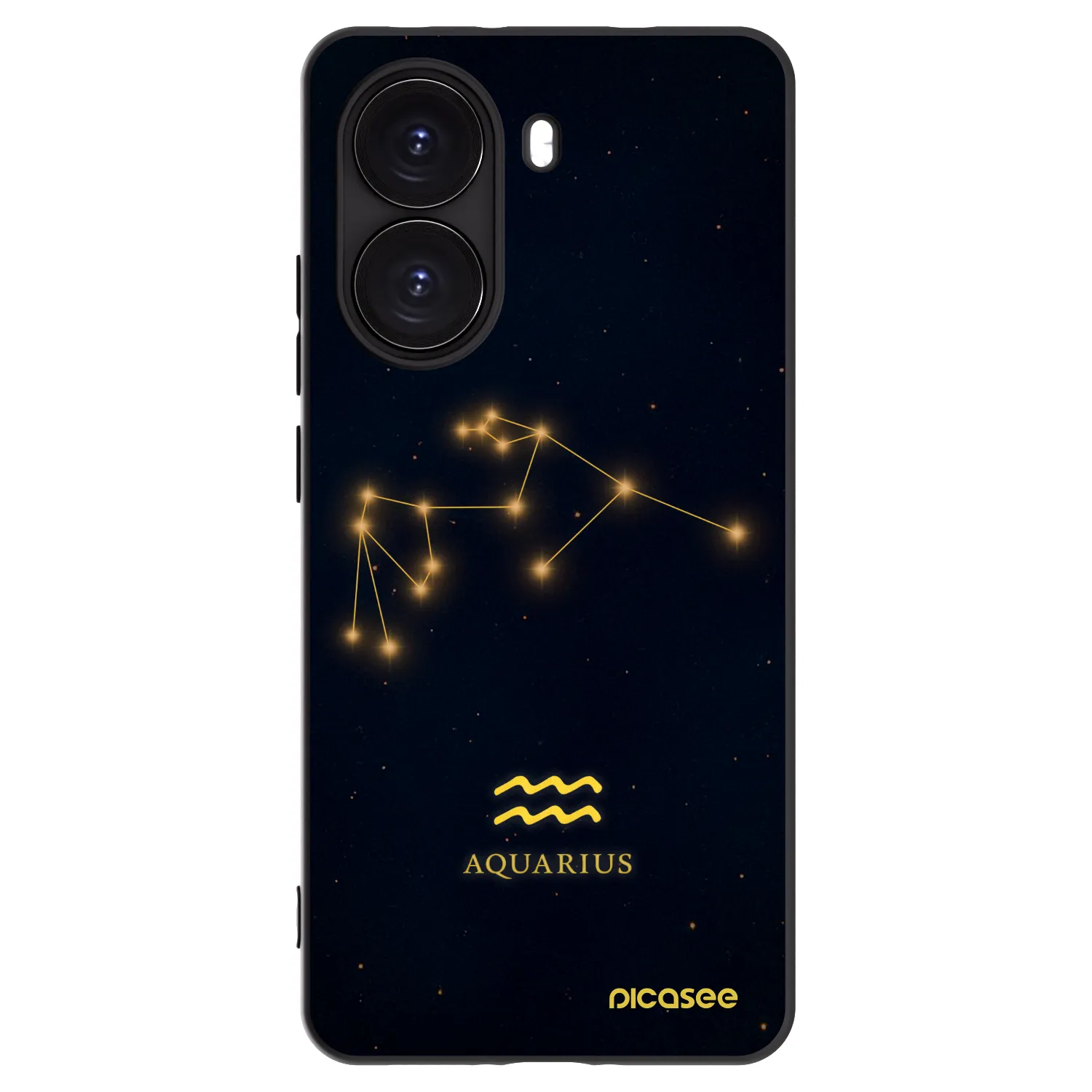 Picasee silikónový čierny obal pre Xiaomi Poco X7 Pro 5G - AQUARIUS