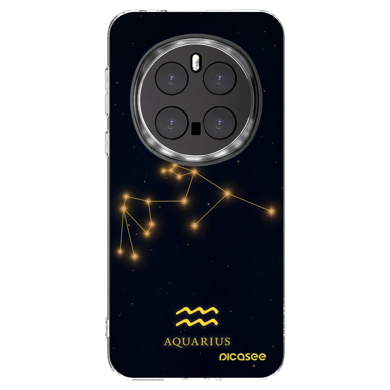 Picasee silikónový prehľadný obal pre Honor Magic7 Pro 5G - AQUARIUS