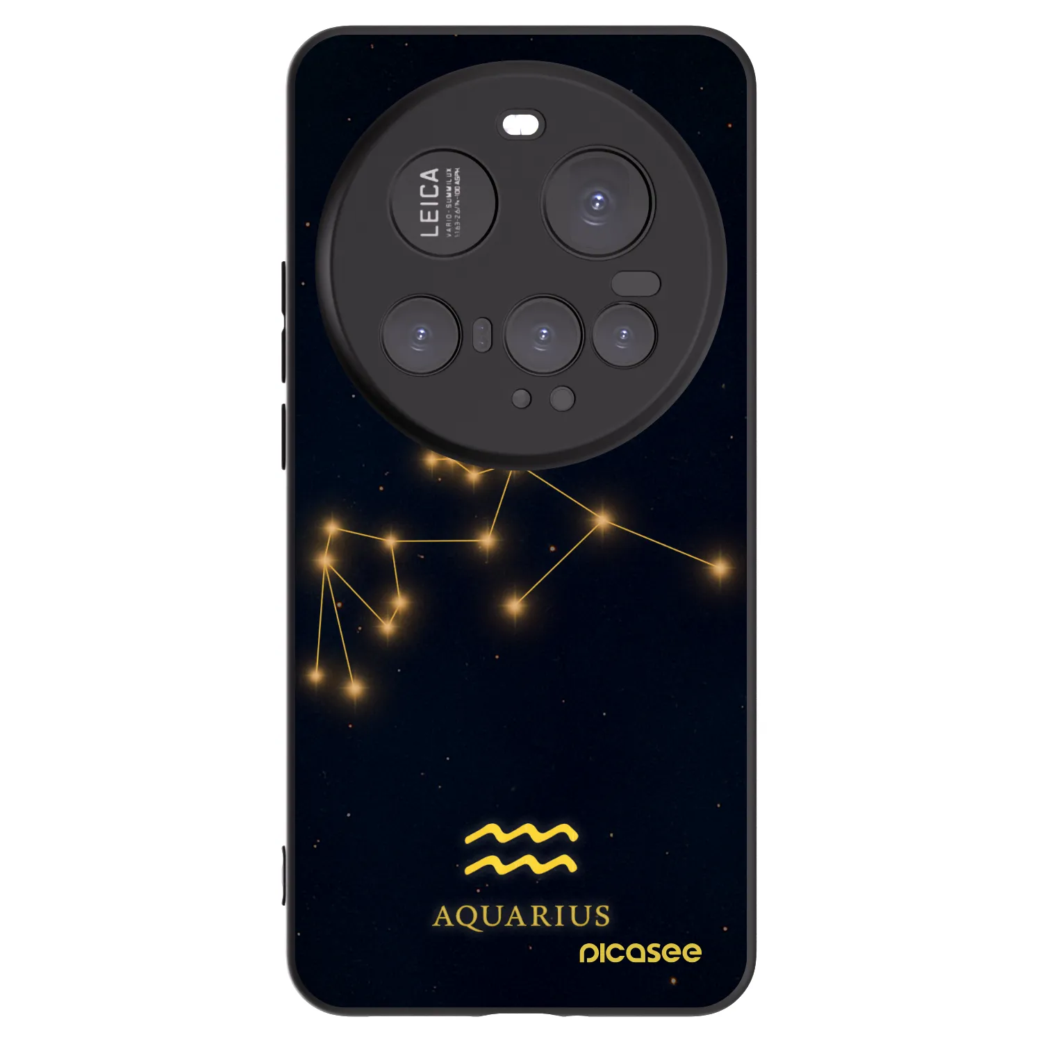 Picasee silikónový čierny obal pre Xiaomi 15 Ultra - AQUARIUS