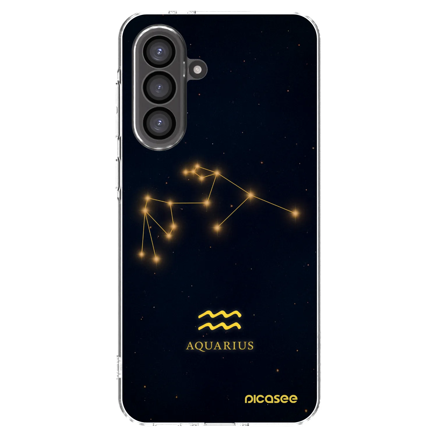 Picasee silikónový prehľadný obal pre Samsung Galaxy A36 5G - AQUARIUS