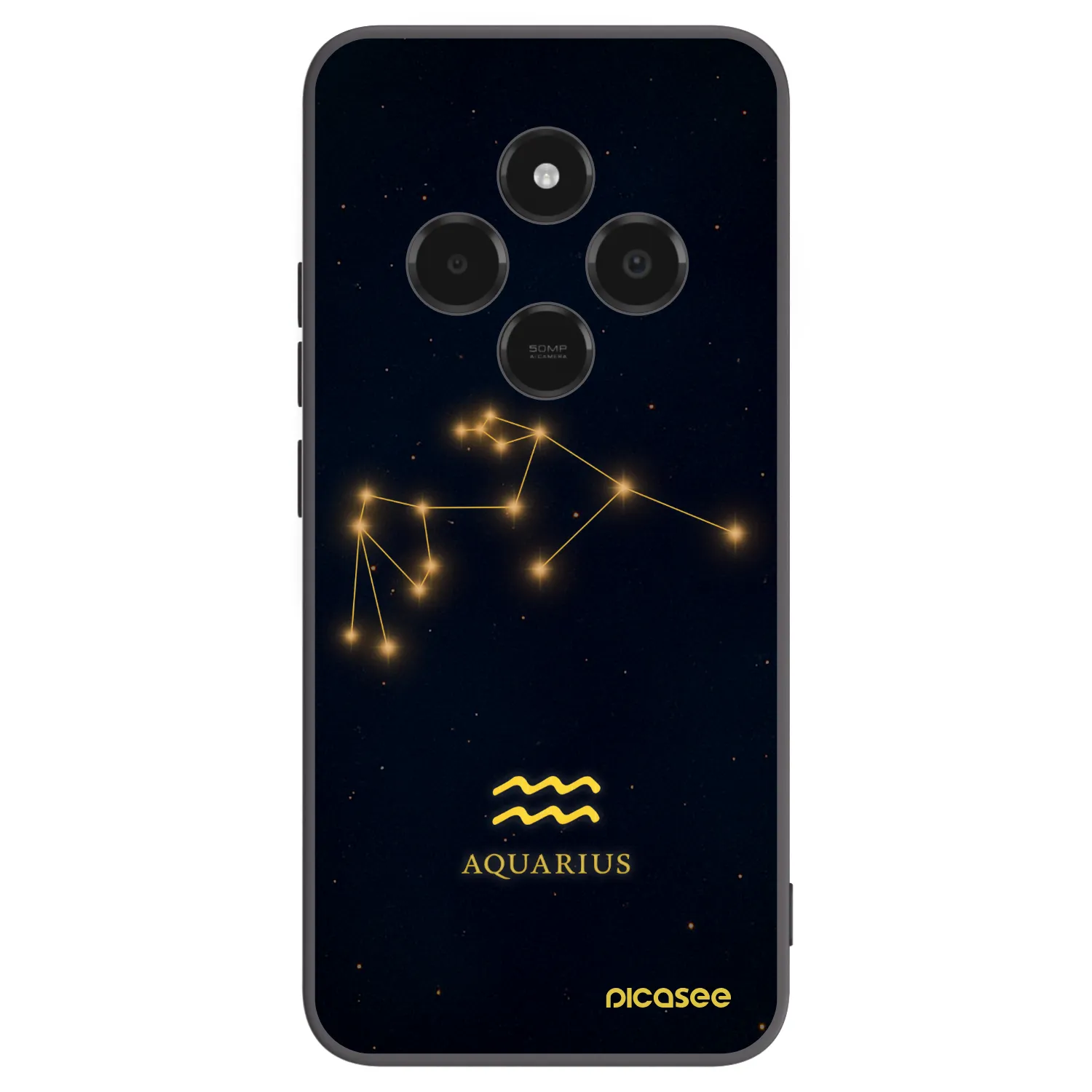 Picasee silikónový čierny obal pre Xiaomi Poco C75 - AQUARIUS