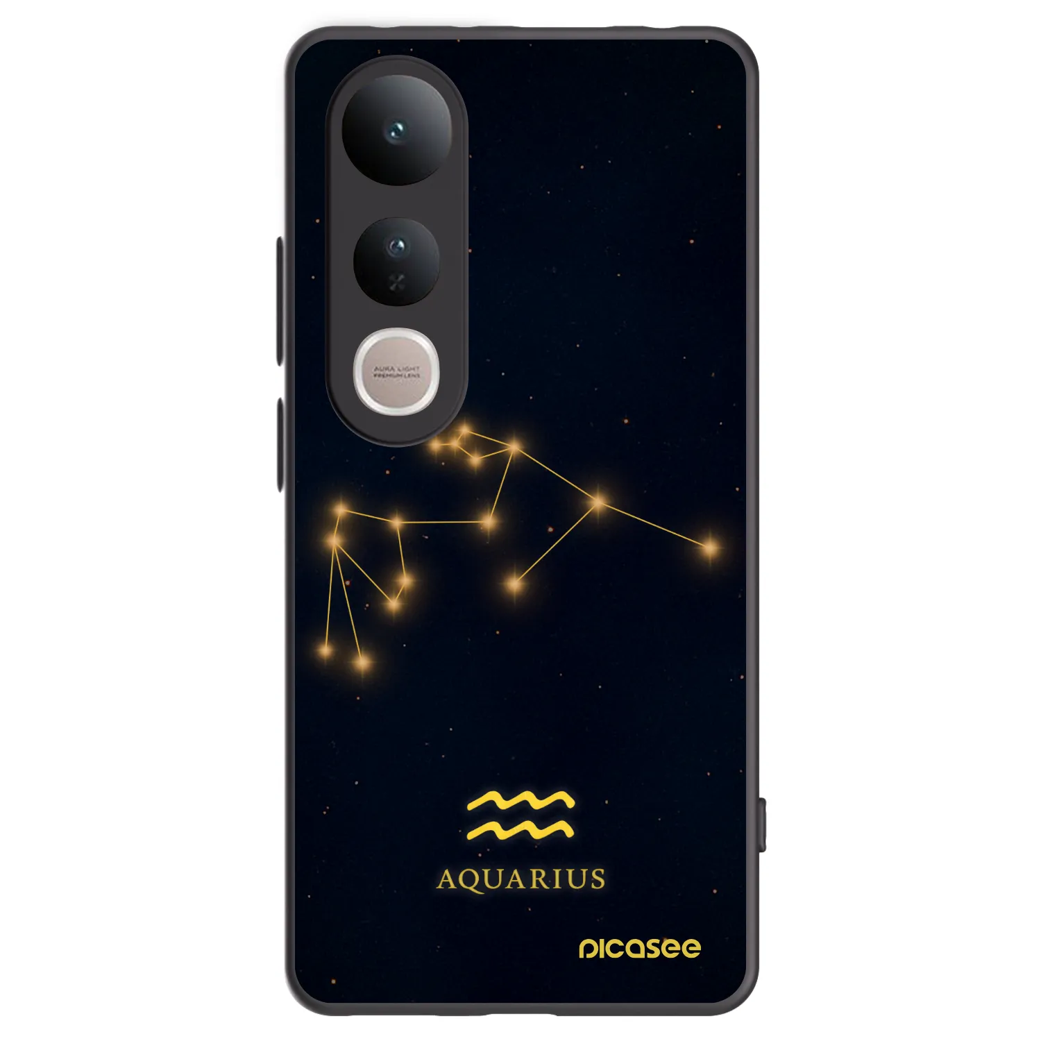 Picasee silikónový čierny obal pre Vivo V50 Lite 5G - AQUARIUS