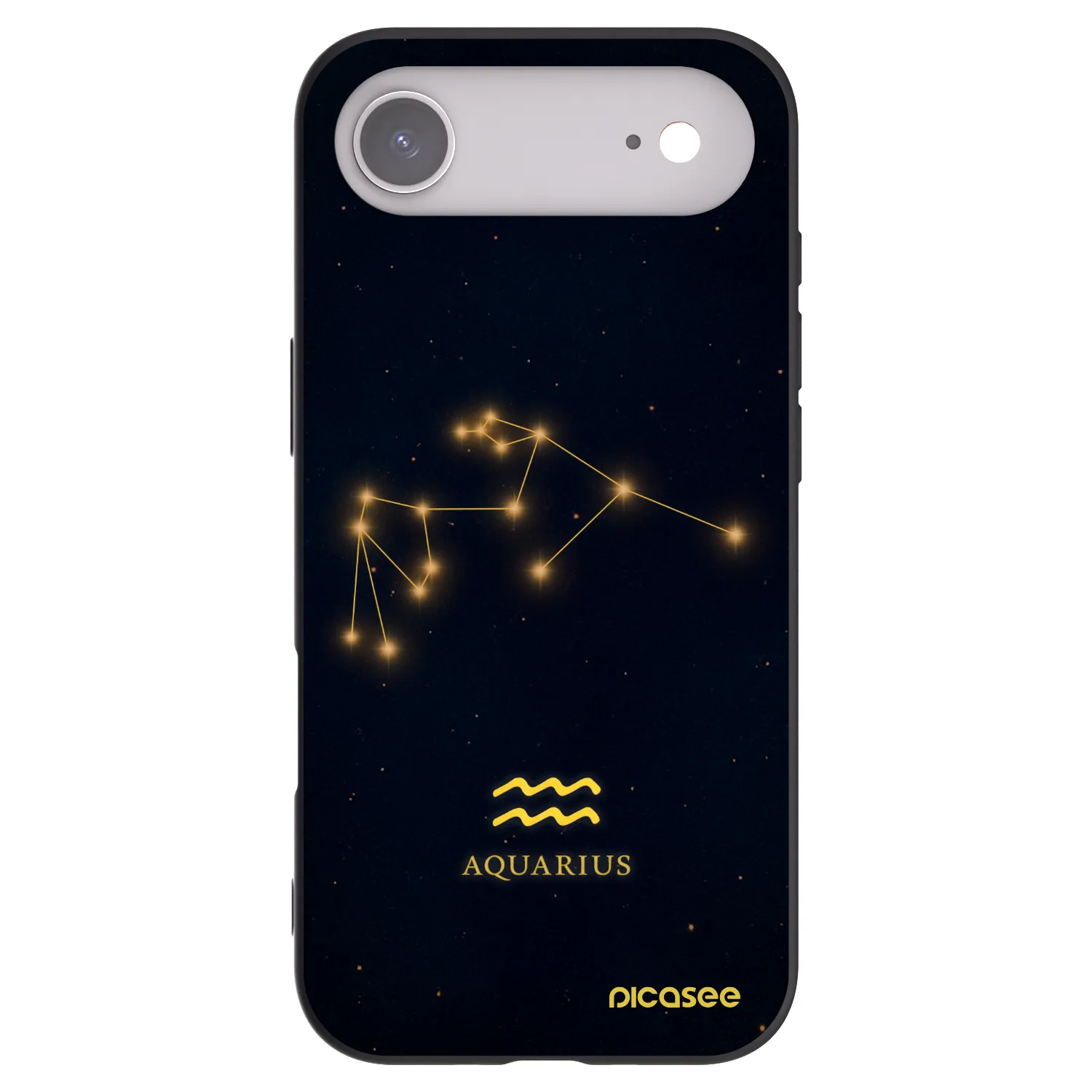 Picasee silikónový čierny obal pre Apple iPhone Air - AQUARIUS