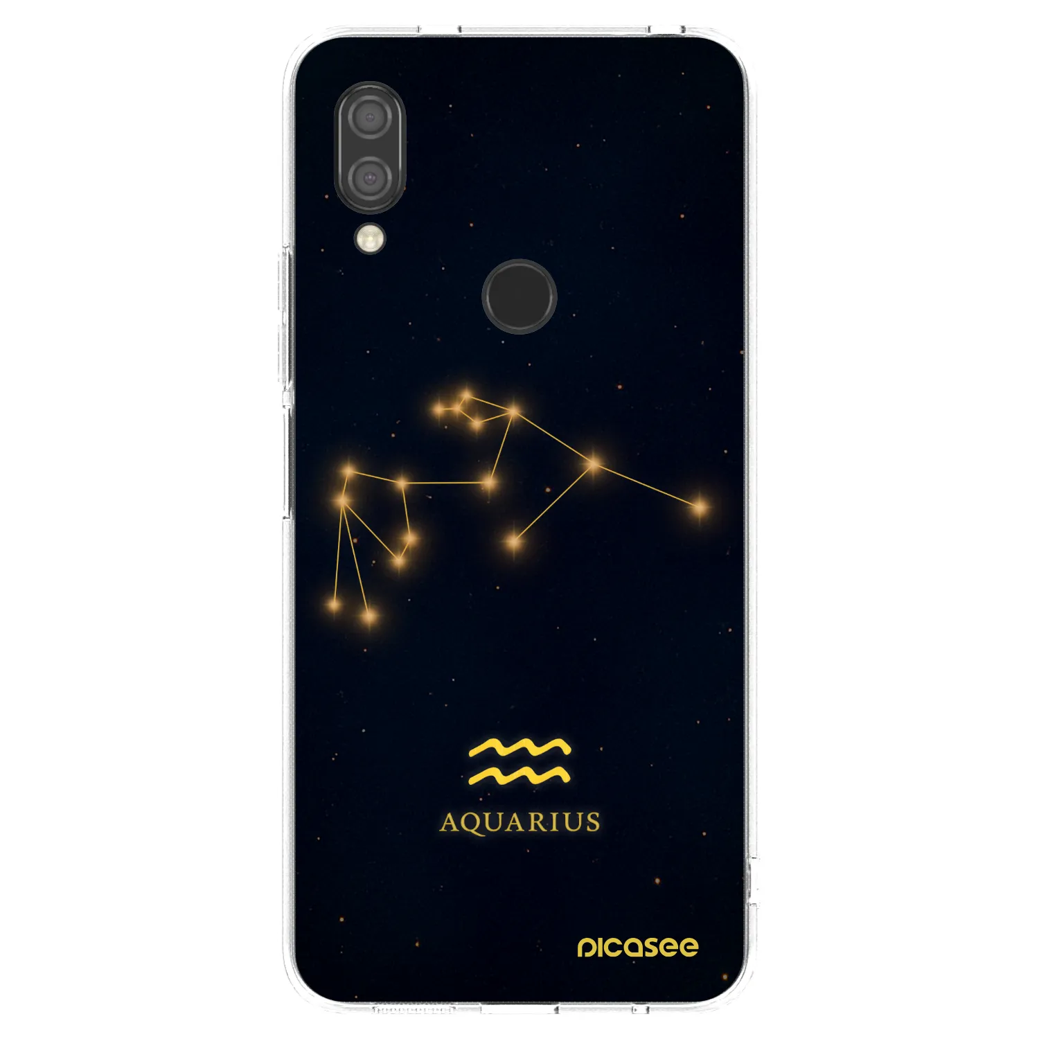 Picasee silikónový prehľadný obal pre Xiaomi Redmi 7 - AQUARIUS