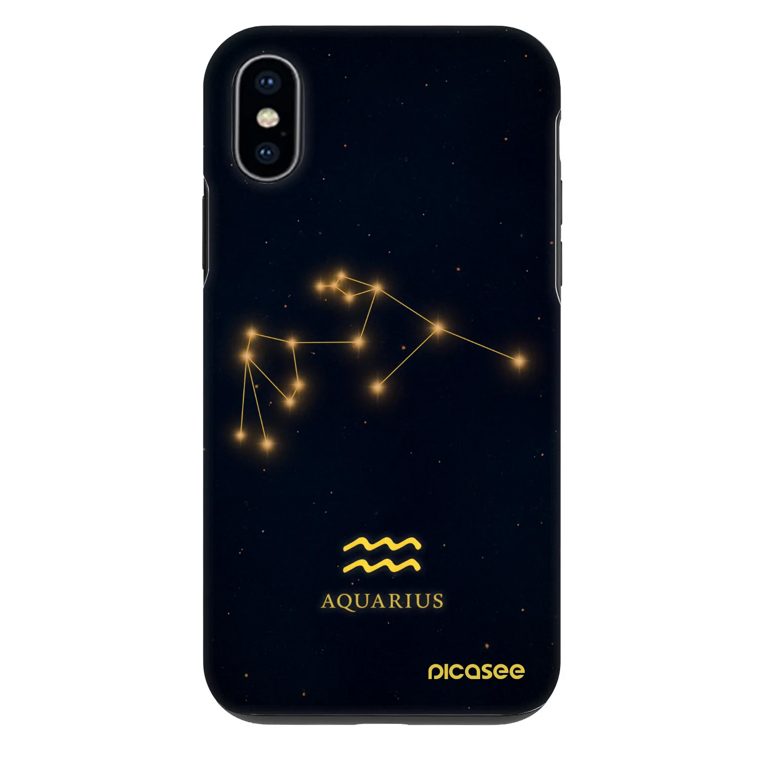 Picasee Fashion Case pre Apple iPhone X/XS - AQUARIUS