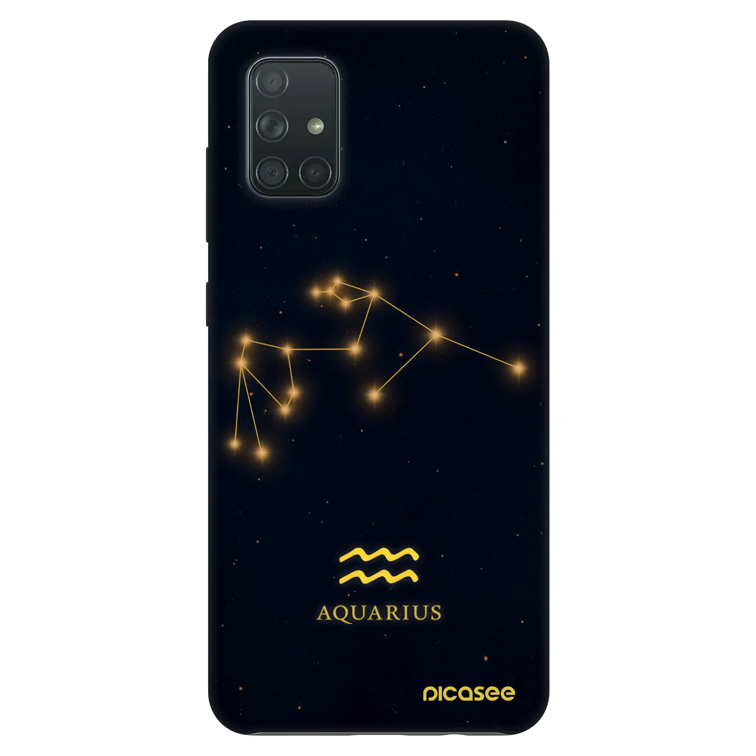 Picasee Fashion Case pre Samsung Galaxy A71 A715F - AQUARIUS