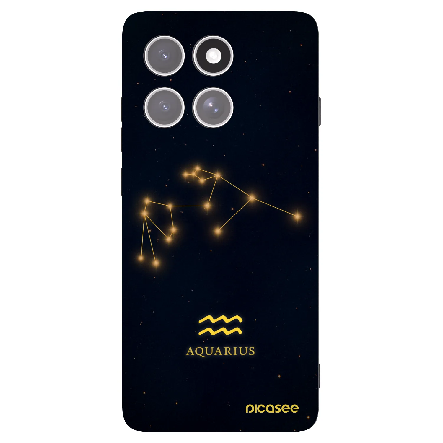 Picasee silikónový čierny obal pre Motorola Edge 60 Pro - AQUARIUS