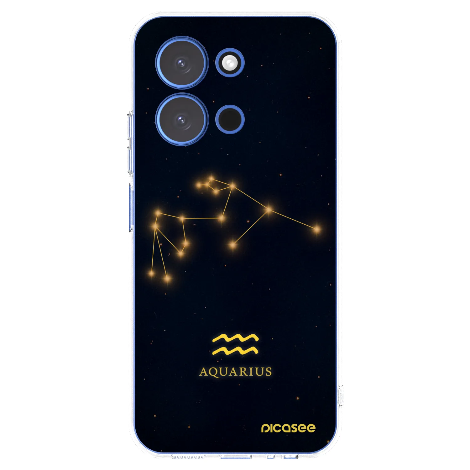 Picasee silikónový prehľadný obal pre Xiaomi Redmi 15C 4G - AQUARIUS