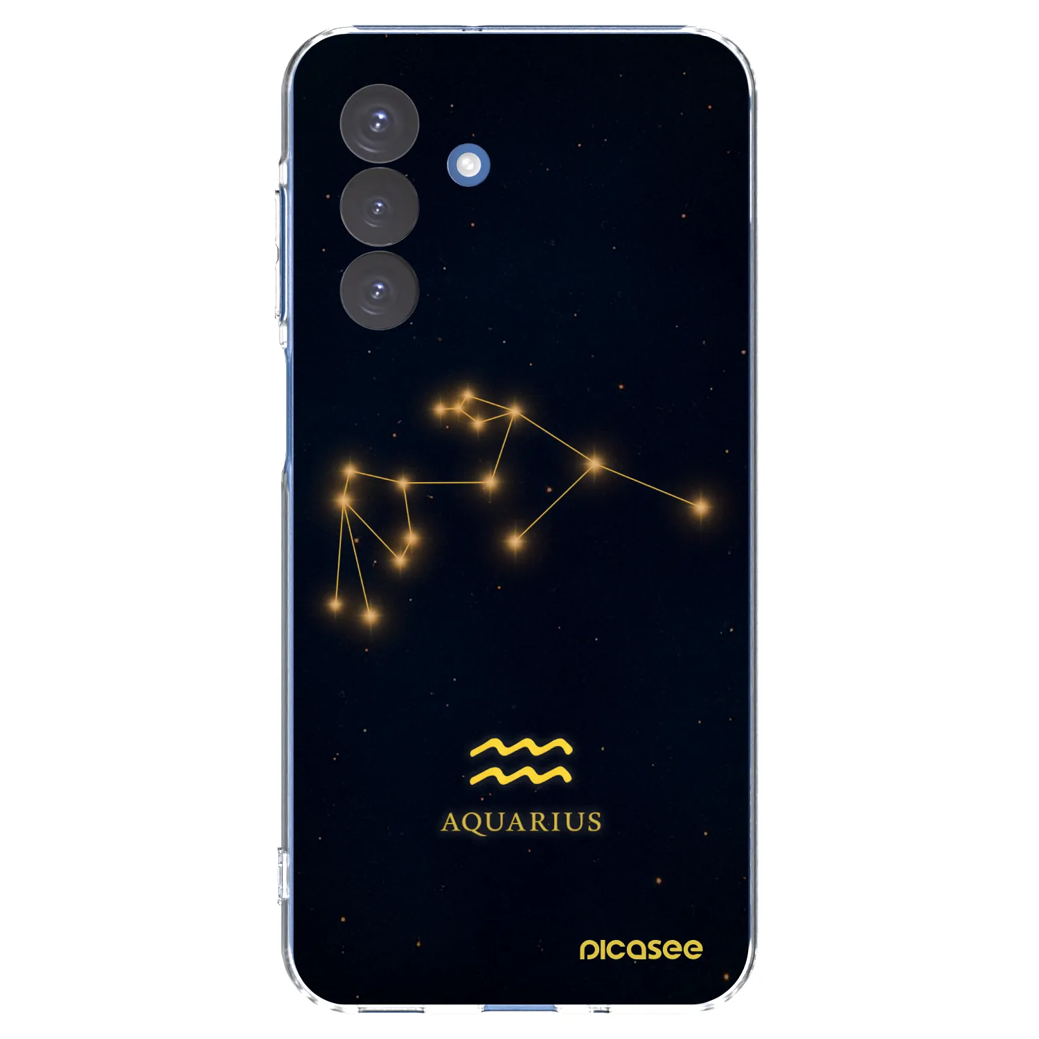 Picasee silikónový prehľadný obal pre Samsung Galaxy A17 5G - AQUARIUS