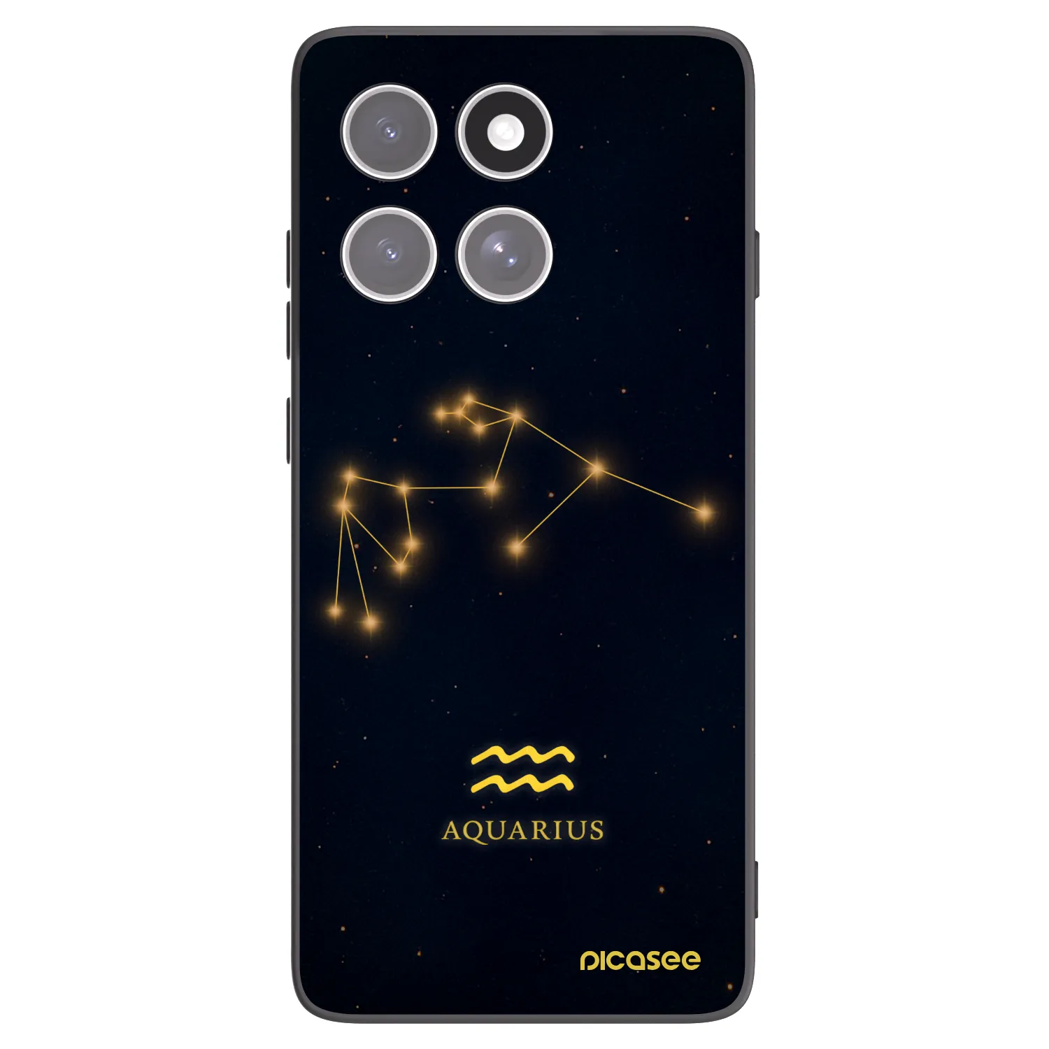 Silikónový čierny obal pre Motorola Edge 60 Fusion - AQUARIUS