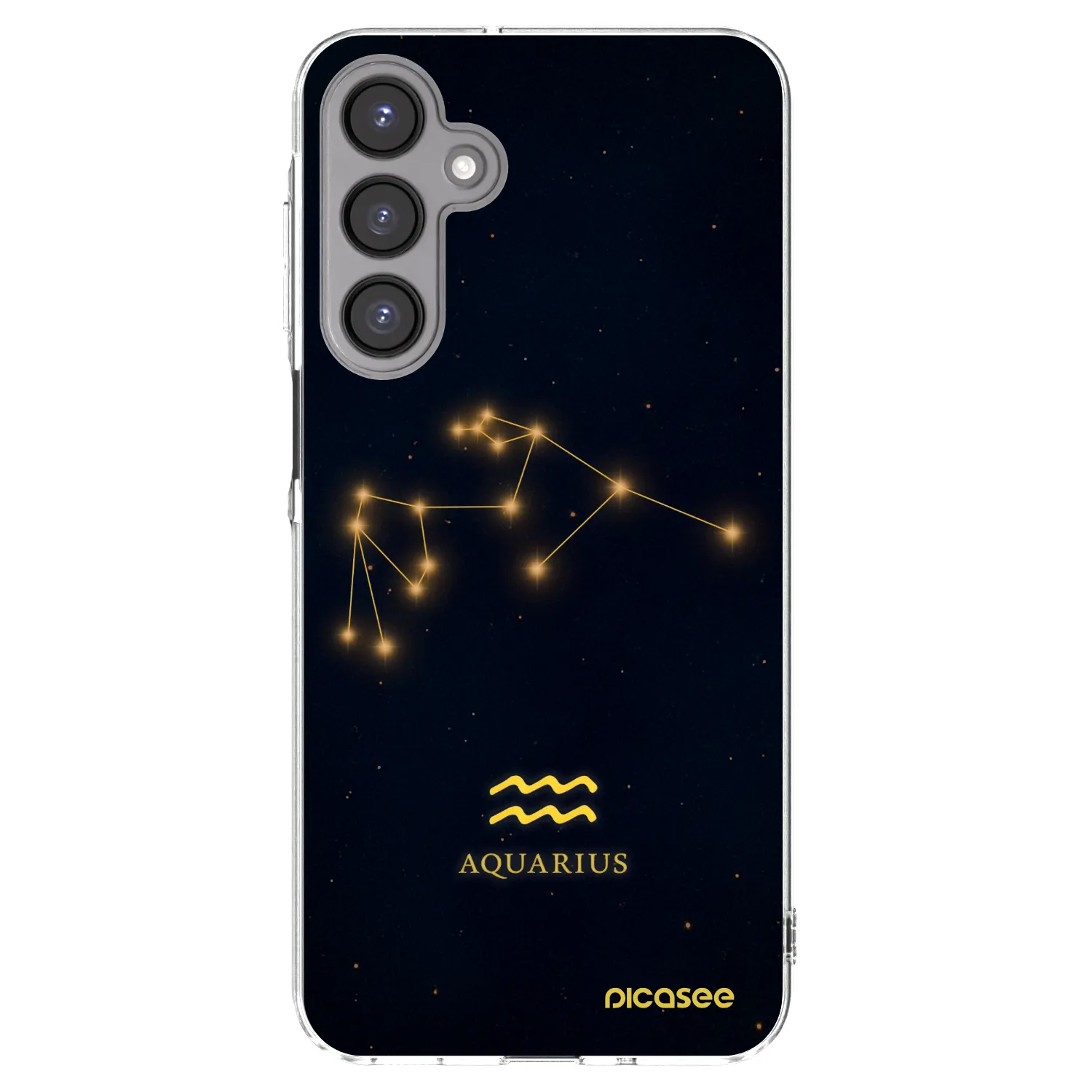 Picasee silikónový prehľadný obal pre Samsung Galaxy A16 4G - AQUARIUS