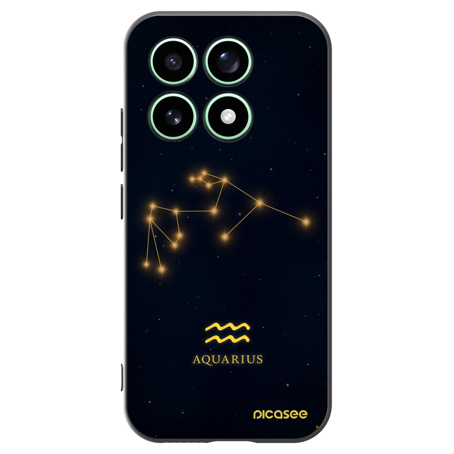 Picasee silikónový čierny obal pre Xiaomi 17 - AQUARIUS
