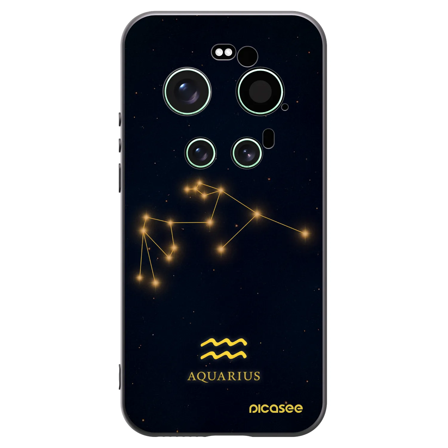 Picasee silikónový čierny obal pre Xiaomi 17 Ultra - AQUARIUS