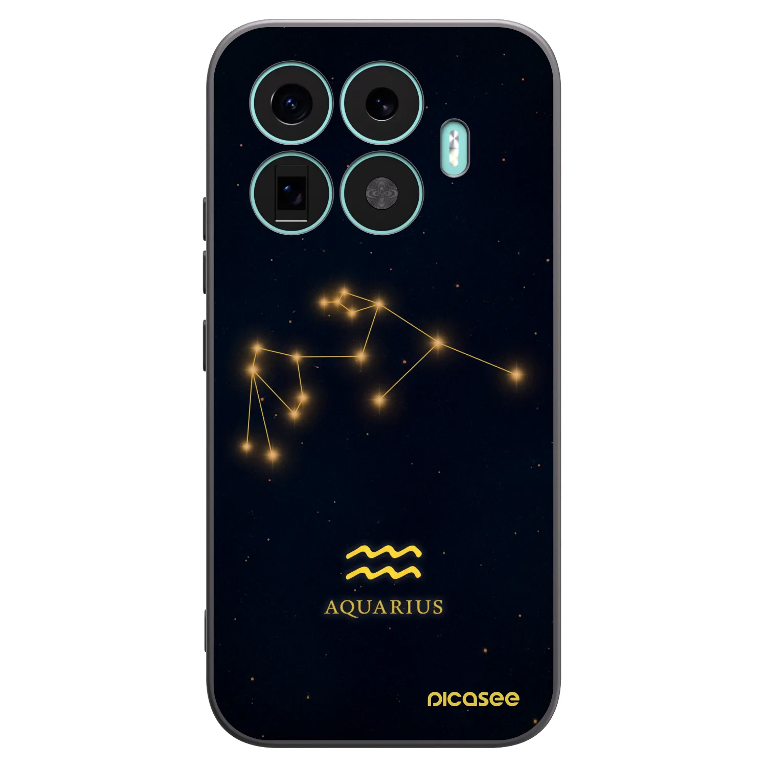 Picasee silikónový čierny obal pre Xiaomi 17T - AQUARIUS
