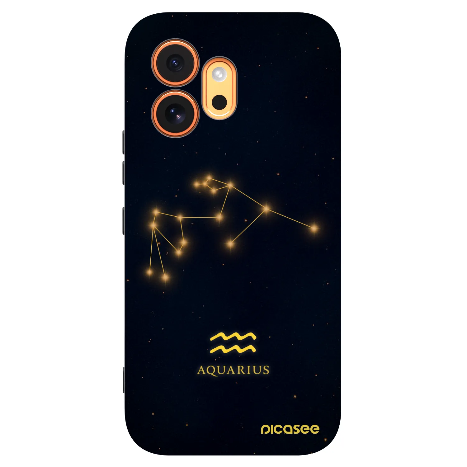 Picasee silikónový čierny obal pre Honor 600 - AQUARIUS