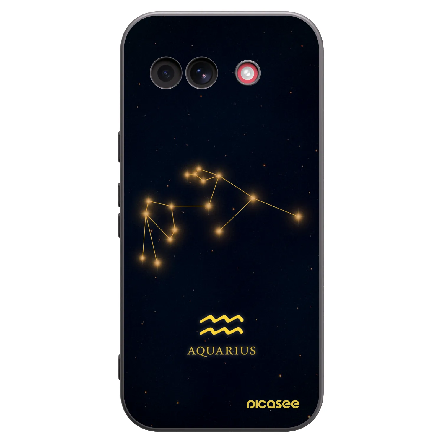 Picasee silikónový čierny obal pre Google Pixel 10a - AQUARIUS