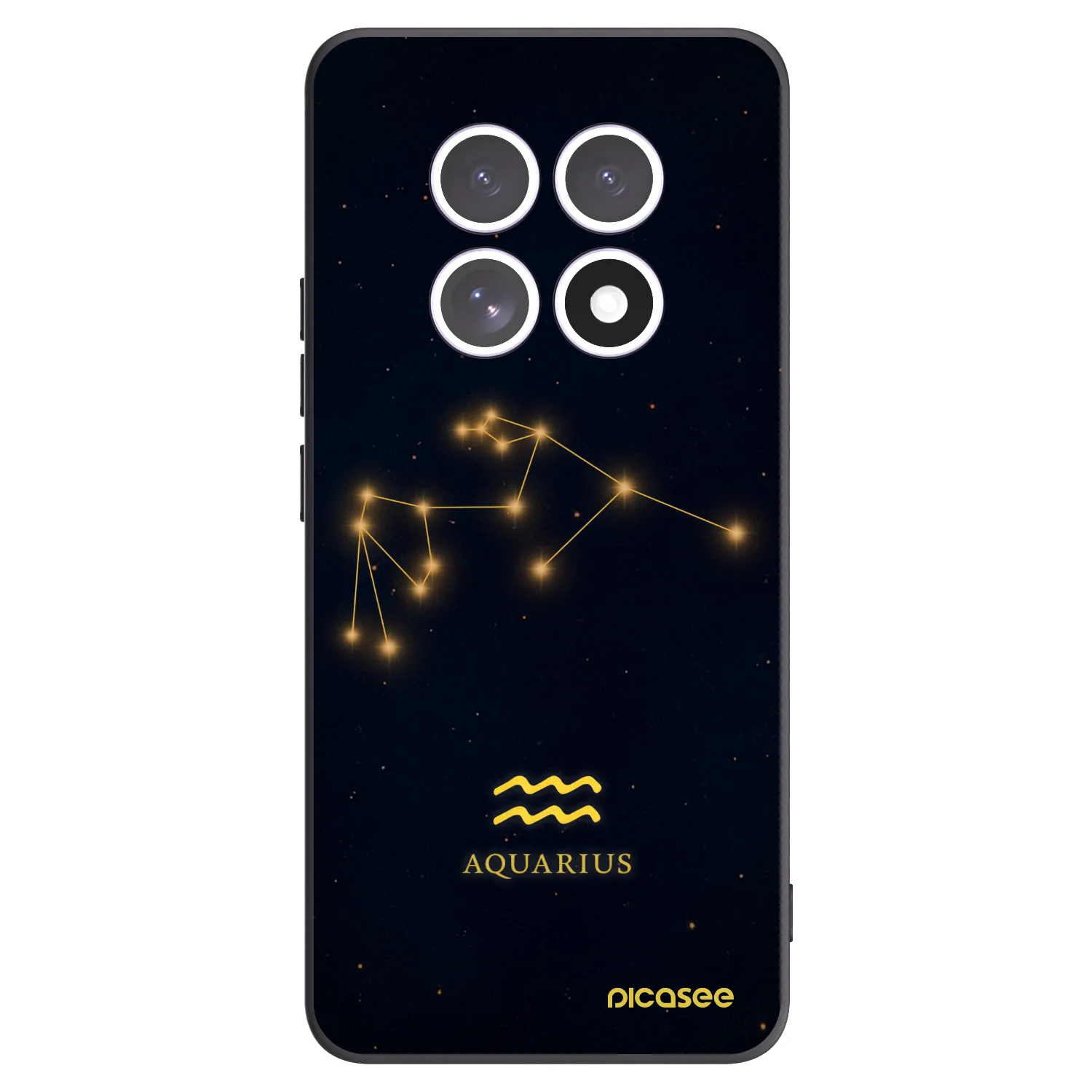 Picasee silikónový čierny obal pre Xiaomi Redmi Note 15 5G - AQUARIUS