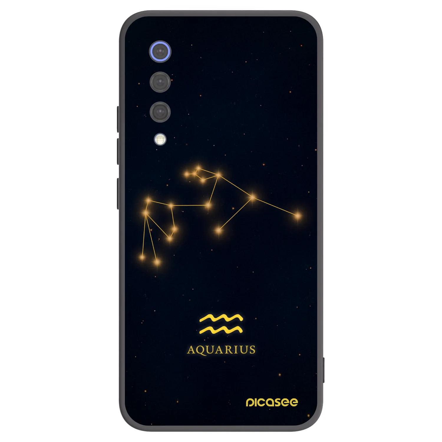 Picasee silikónový čierny obal pre Xiaomi Mi 9 SE - AQUARIUS