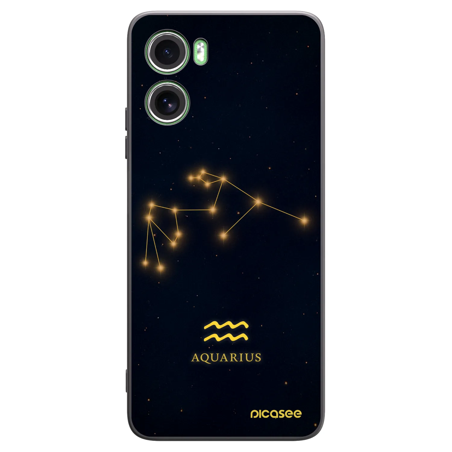 Picasee silikónový čierny obal pre Motorola Moto G06 - AQUARIUS