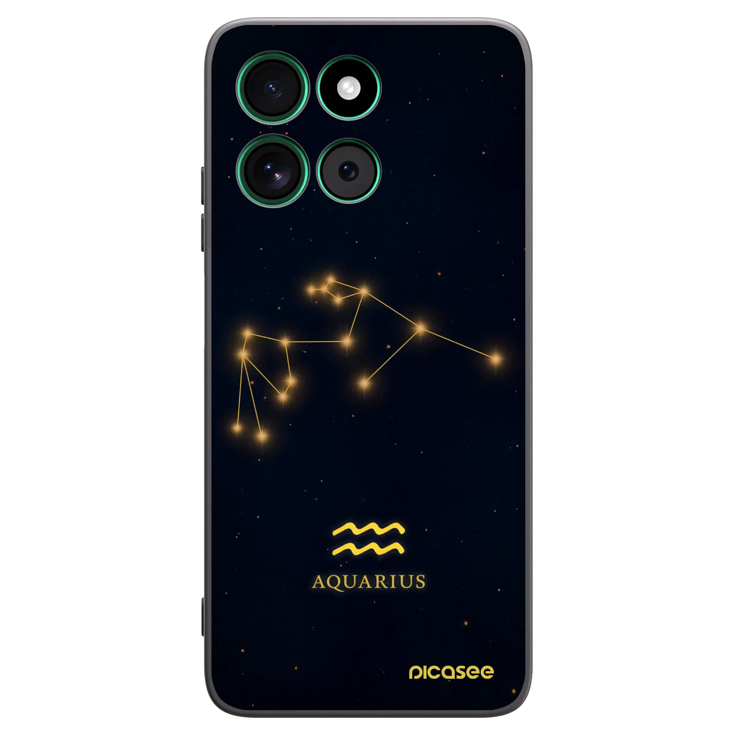 Picasee silikónový čierny obal pre Motorola Moto G57 Power - AQUARIUS