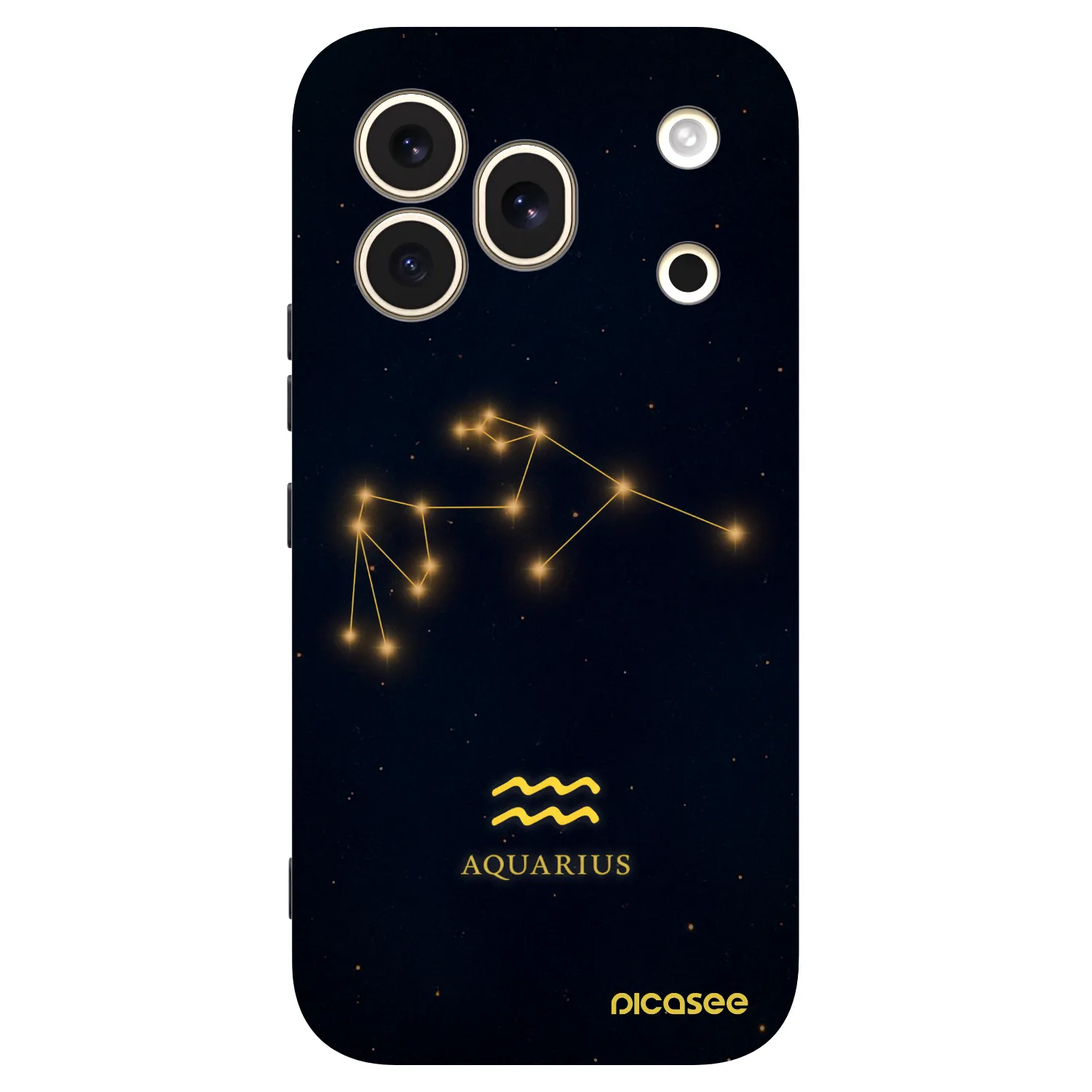 Picasee silikónový čierny obal pre Honor 600 Pro - AQUARIUS