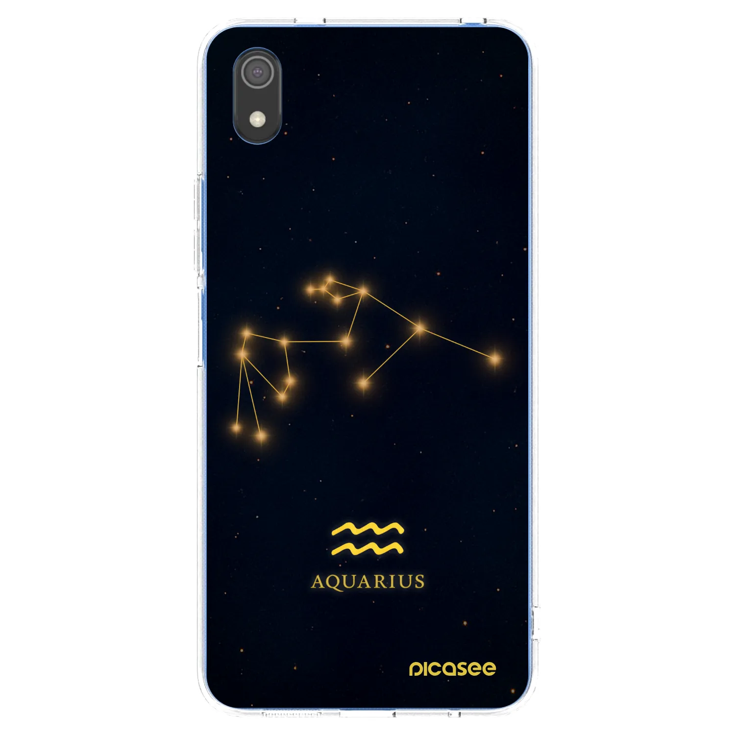 Picasee silikónový prehľadný obal pre Xiaomi Redmi 7A - AQUARIUS