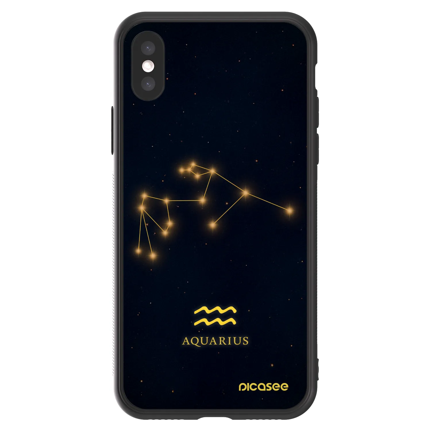 Picasee ULTIMATE CASE pro Apple iPhone X/XS - AQUARIUS