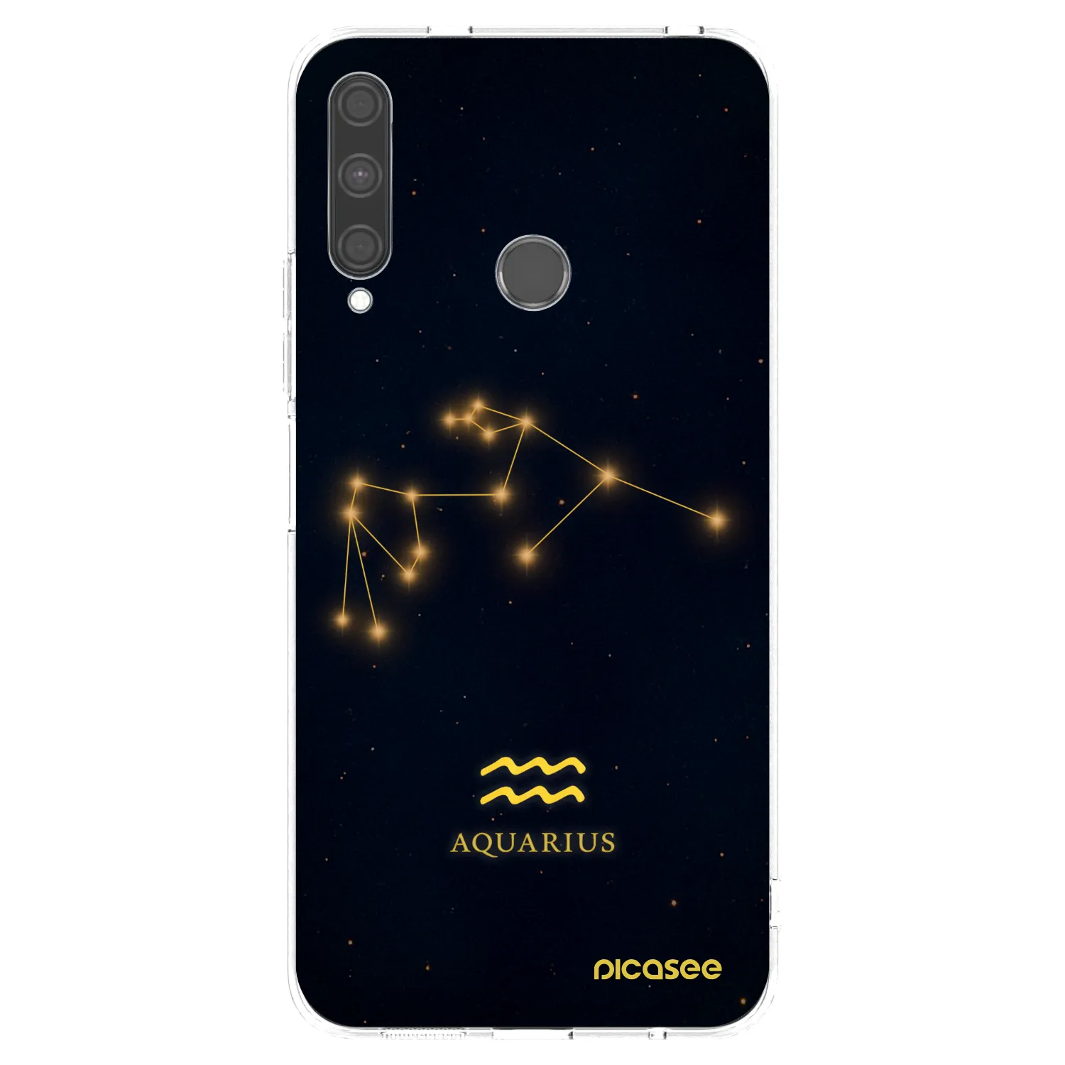 Picasee silikónový prehľadný obal pre Huawei P40 Lite E - AQUARIUS
