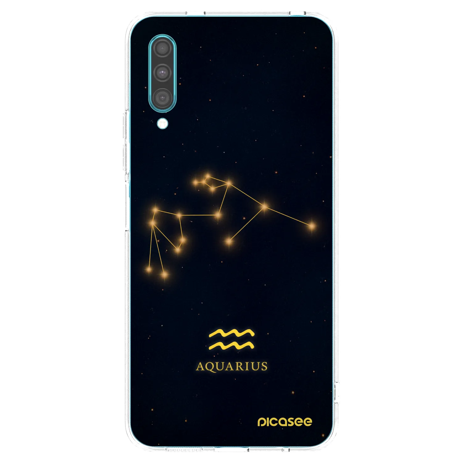 Picasee silikónový prehľadný obal pre Samsung Galaxy A30s A307F - AQUARIUS