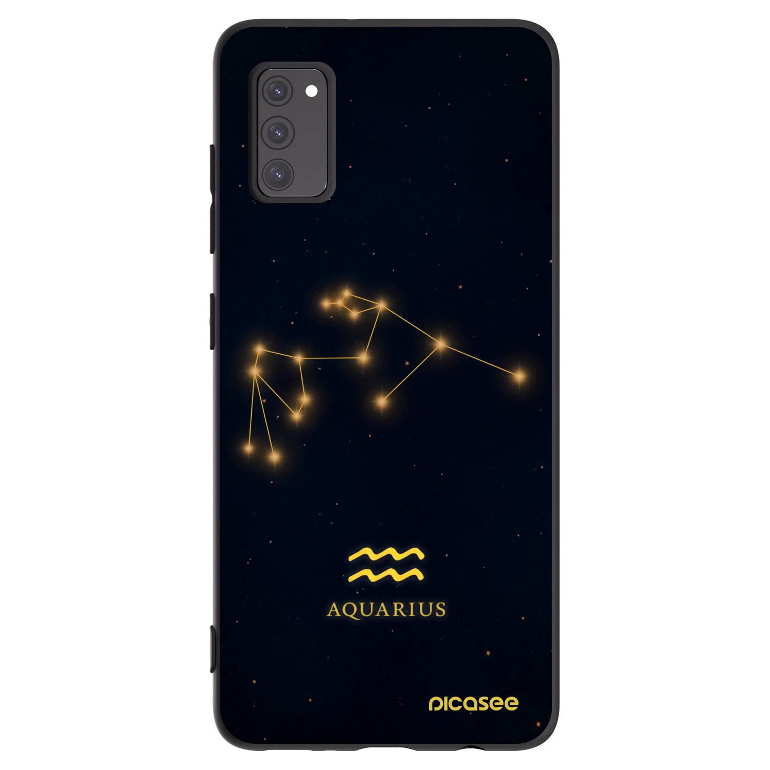 Picasee silikónový čierny obal pre Samsung Galaxy A41 A415F - AQUARIUS