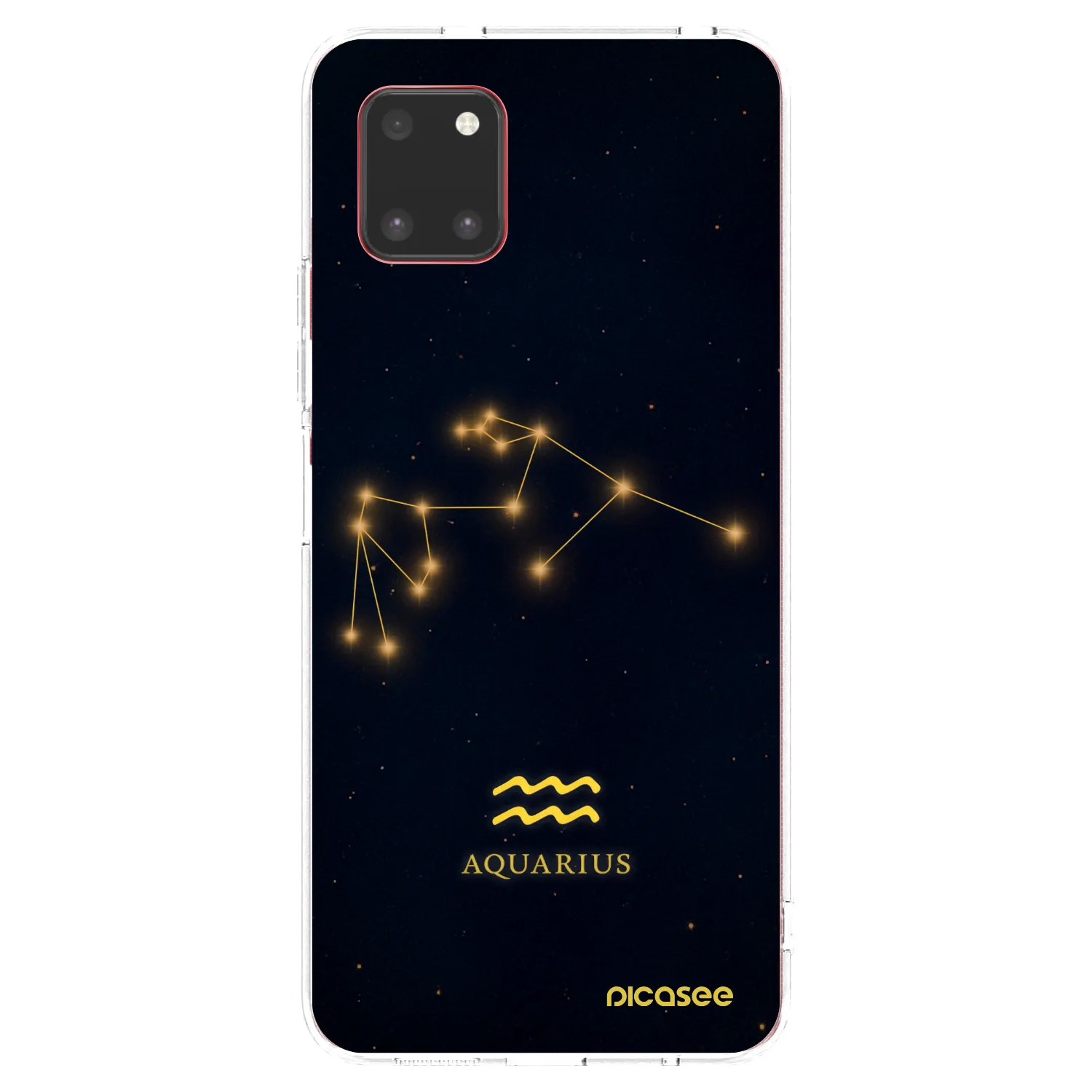Picasee silikónový prehľadný obal pre Samsung Galaxy Note 10 Lite N770F - AQUARIUS
