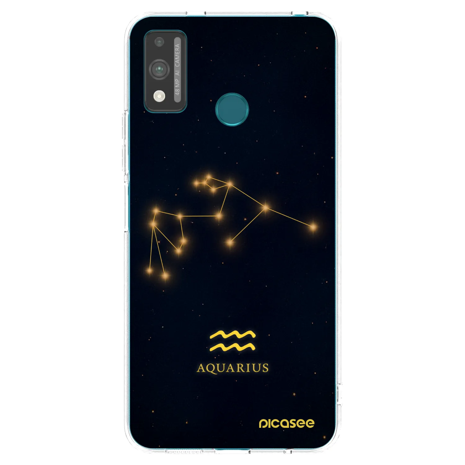 Picasee silikónový prehľadný obal pre Honor 9X Lite - AQUARIUS