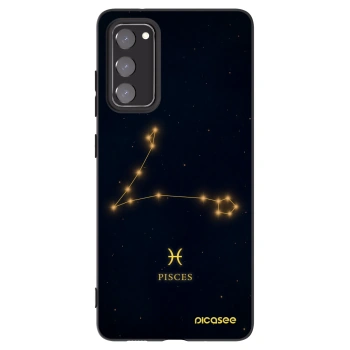 Picasee silikónový čierny obal pre Samsung Galaxy S20 FE - PISCES