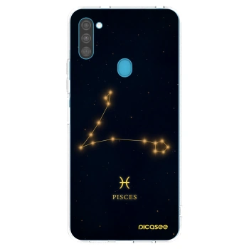 Picasee silikónový prehľadný obal pre Samsung Galaxy M11 - PISCES