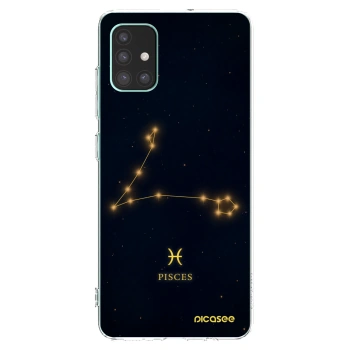 Picasee silikónový prehľadný obal pre Samsung Galaxy M51 M515F - PISCES