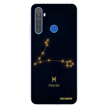 Picasee silikónový prehľadný obal pre Realme 5 - PISCES
