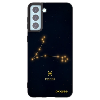 Picasee silikónový čierny obal pre Samsung Galaxy S21+ 5G G996F - PISCES