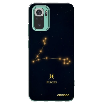 Picasee silikónový prehľadný obal pre Xiaomi Redmi Note 10 Pro - PISCES