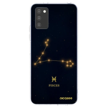 Picasee silikónový prehľadný obal pre Samsung Galaxy A02s A025G - PISCES