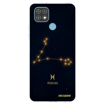 Picasee silikónový prehľadný obal pre Realme C21 - PISCES