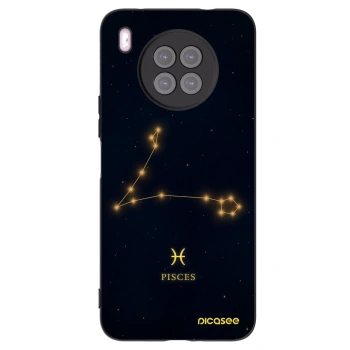 Picasee silikónový čierny obal pre Huawei Nova 8i - PISCES