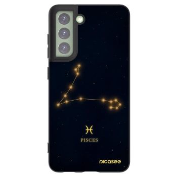 Picasee silikónový čierny obal pre Samsung Galaxy S21 FE 5G - PISCES