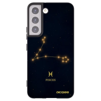 Picasee silikónový čierny obal pre Samsung Galaxy S22 5G - PISCES