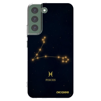 Picasee silikónový prehľadný obal pre Samsung Galaxy S22+ 5G - PISCES
