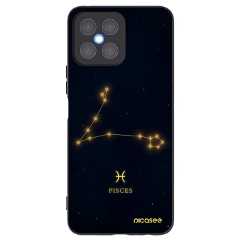 Picasee silikónový čierny obal pre Honor X8 4G - PISCES