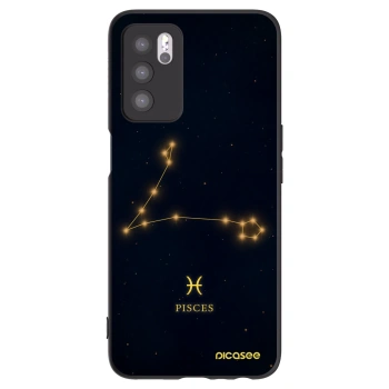 Picasee silikónový čierny obal pre OPPO A16s - PISCES