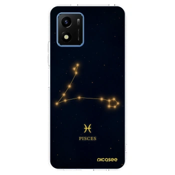 Picasee silikónový prehľadný obal pre Vivo Y01 - PISCES
